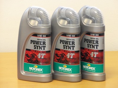 20,30 /l Motorex Power Synt 4T 10W/50  3 x 1 L vollsyn Premium 4Taktöl