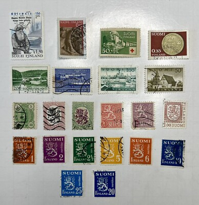 Finland 100 Various Stamps (stamps For Collectors Value MP1423