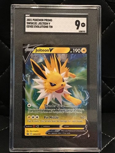 Jolteon V graded SGC 9 for sale on eBay