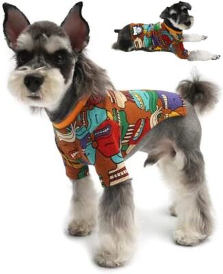 Pet Dog Shirt Hip hop Cool Style Pure Cotton Texture Breathable Elastic-Pet Gift