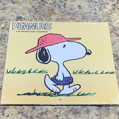 2022 Wall Calendar Snoopy Mini 7X7 In Charlie Brown Peanuts Gang Lucy Linus | Ebay