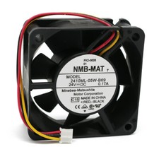 NEW NMB 2410ML-05W-B69 DC 24V 0.17A 3pin 6025 60 60 25mm Inverter Cooling Fan