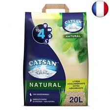 Catsan Natural Litiere Vegetale Agglomerante Pour Chat l Achetez Sur Ebay