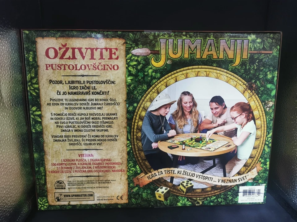 Spin Master Jumanji Brettspiel Slowakisch Neu Ovp Ab 8 Jahre Spin Master  - Bild 2 von 2