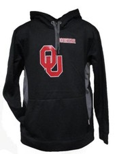 NEW- Oklahoma Sooners Adult Mens sizes S-M-L-XL Majestic Black Hoodie