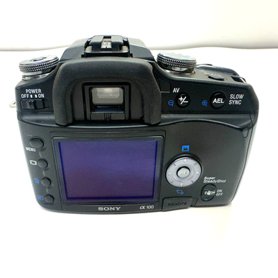 良品 動作品 SONY ソニー α100 DSLR-A100 ボディ Sony Alpha a100 10.2MP Digital SLR Camera - Black (Body Only