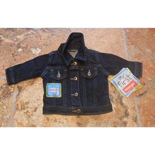 NWT Newborn Baby First Wrangler Denim Jacket