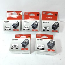 Lot of 5 Canon PIXMA PG-240XL Black High Yield Ink Cartridge Genuine OEM New