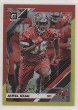 2019 Panini Donruss Optic Rookies Red & Yellow Prizm Jamel Dean #135 00dh