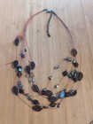 Vintage Encased Glass Bead Layered Necklace — photo 1