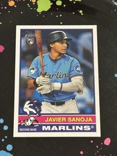 2025 Topps Heritage Javier Sanoja Rookie #167 Miami Marlins RC (A)