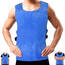 Reusable Cooling Vest for Men Women, Evaporative Cold Vest with Adjustable Fi...
