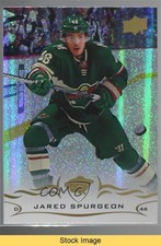 2018-19 Upper Deck Speckled Rainbow Foil Jared Spurgeon #94 READ o1h