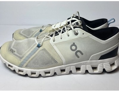 On Cloud X 3 Shift Undyed White Black Cloudtec Sneakers Running Shoes Men's 13