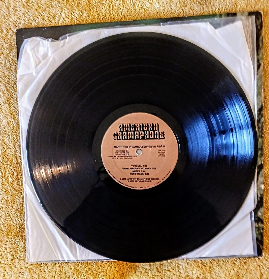 Mannheim Steamroller Fresh Aire III Vinyl LP 1979 AG Records Album Vinyl Vex Cex - Image 3 of 4