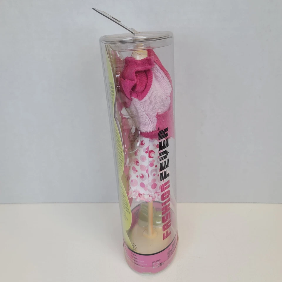 Barbie Moda Fiebre Maniquí Conjunto Lima Cami Rosa Falda Chaqueta 2004 G8994 Foto 2 de 4