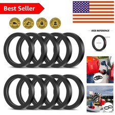 10-Pack Rubber Gaskets for Gas Cans - Long-Lasting Sealing Rings for Fuel Safety