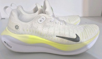 Nike React X Infinity Run 4 Women's Size 9.5 Running White Lemon Twist 
