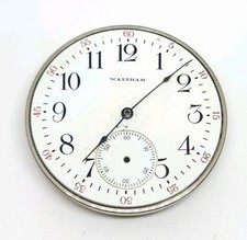 1908 Waltham Model 1894 Grade No. 210 7J 12s Pocket Watch Movement For Repair