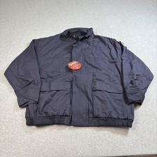 Bulwark FR Jacket Mens 2XL Navy DWR Flame Resistant Coat Workwear Outdoors READ