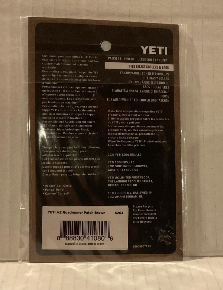 Parche Yeti Roadrunner exclusivo de Scottsdale Arizona. Nuevo y precintado Foto 4 de 4