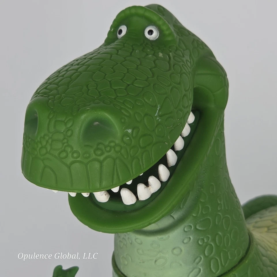 "Figura de dinosaurio Disney Pixar Toy Story REX - Thinkway Toys - 12"" - Probada" Foto 2 de 4