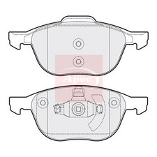 For FORD ECOSPORT 2011 to 2022 BRAKE PADS (FRONT) (R90) PAD1415