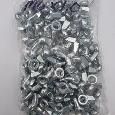 Wing Nut, Grade 5, Steel, Zinc Finish, Coarse Thread, M6-1.0