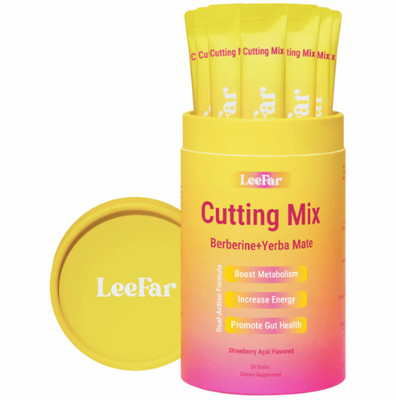Leefar Cutting Drink Mix - Berberine, Chromium, 5-HTP, Yerba Mate &Magnesium