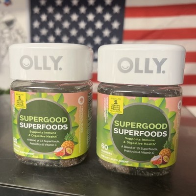 OLLY Supergood Superfoods Multivitamin Gummies 2x  EXP 12/26