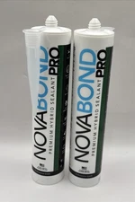 Qty.2, Novabond Pro Premium Hybrid Sealant NBX100 White New