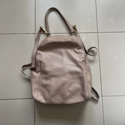 drawstring leather backpack - SMALL 25L Buffalo Leather Casual Conveniently store smaller items Color:6 Color Assortment checked