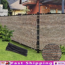 Privacy Screen Fence 4ft x 50ft Durable Outdoor Privacy Grommets Zip Ties New