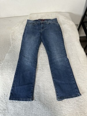 Lucky Brand Sweet Mid Rise Straight Blue Denim Jeans Size 10 30x29 Pants Stretch