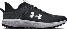 Under Armour Men's UA Yard Turf Baseball Cleats Black/Black/White Size 13.5 NIB