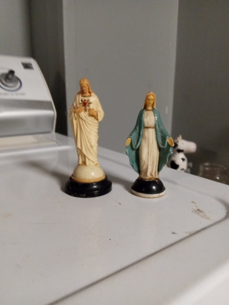 Vintage Italian Resin P.L.M. Porcelain Figurines Collectible