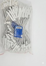 50x Brilliant Safety Bungee Toggle Ties – White – BS7955 Compliant – Scaffolding