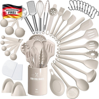 KüChenhelfer Set 43-Tlg. Silikon Kochutensilien HitzebestäNdig SpüLmaschinenfest