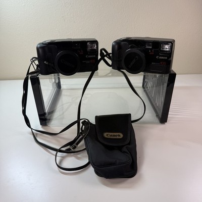 Canon SureShot Megazoom 105 / Caption analoge Kompaktkameras 35 mm X2 Konvolut