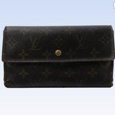 AUTHENTIC Louis Vuitton Monogram International Wallet   GUC Vintage 2003