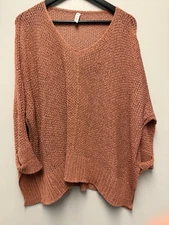 Wishlist Light Pullover Sweater for Women - Brown - Size S/M E2