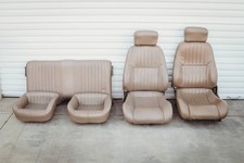 98 02 Pontiac Firebird Firehawk Ws6 Front Rear Set Seats Leather Tan Gm Used