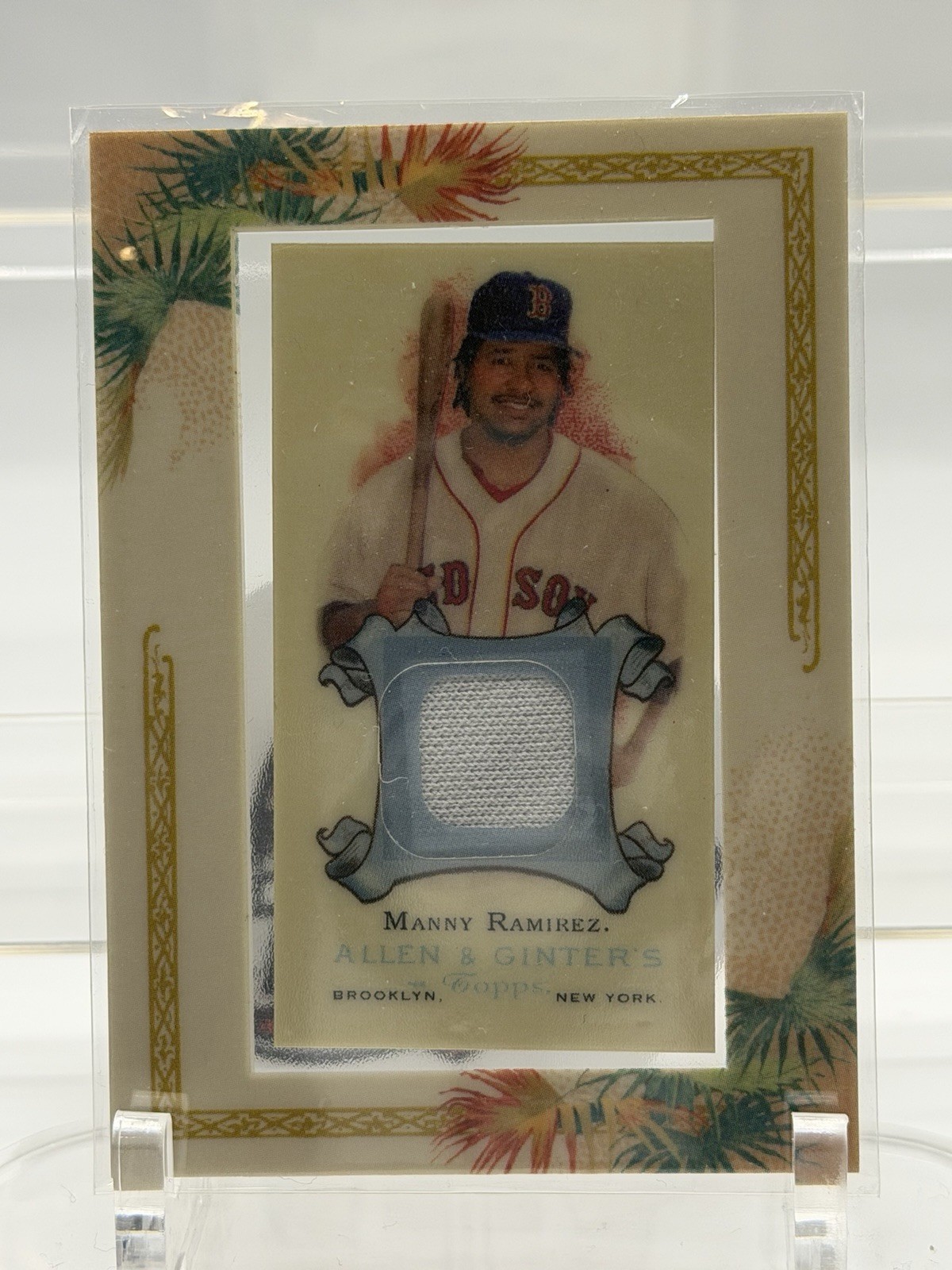 Topps 2006 Allen & Ginter Manny Ramirez Red Sox Relic Memorabilia #AGR-MR