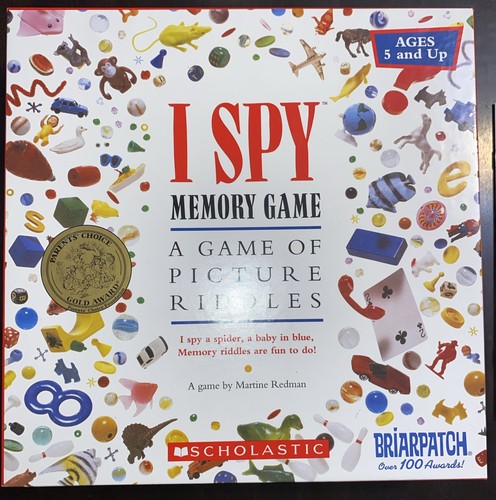 I Spy Memory Game Briarpatch 1995 Parent Choice Award Winner Ages 5+ - Complete - Picture 1 of 3