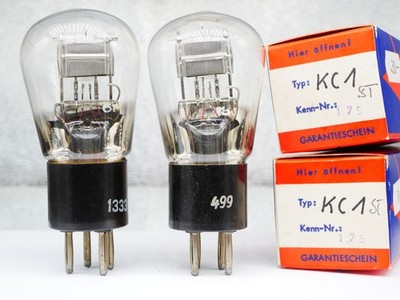 1x  KC-1 KC1 Telefunken New in Box Röhre Valvola Tube 1