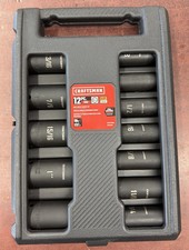 Craftsman Deep Impact Socket Set Sae 12-inch Drive 12 Pc Cmmt15886 B073 Craftsman Deep Impact Socket Set Sae 12-inch Drive 12 Pc Cmmt15886 B073