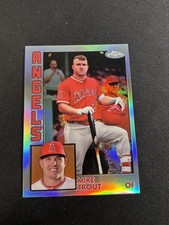 2019 Topps Chrome 1984 Topps 35th Anniversary  Mike Trout #84TC-17 Angels