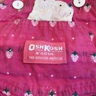 RARE OshKosh B'gosh Pink Strawberry bubble Romper Girls Vintage 6/9mo Cotton — photo 4