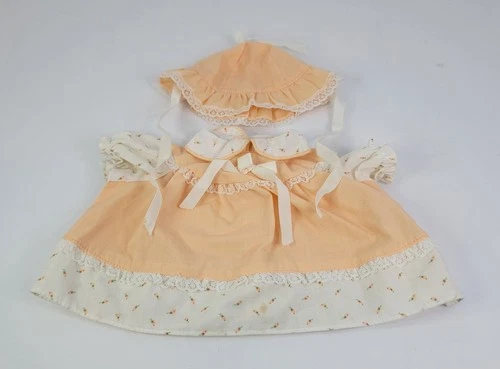 *VINTAGE* Cabbage Patch Kids Peach Preemie Rosebud Dress, Coleco, P Factory