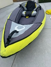 Inflatable Kayak 1 person - complete with seat and paddle. Perfect condition